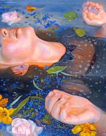 Underwater Flower Woman Paint By Numbers