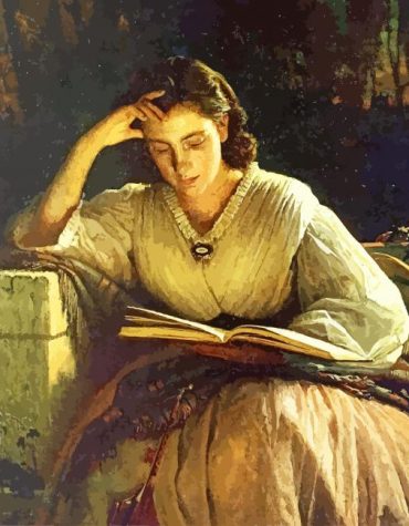 Ivan Kramskoi Woman Reading Paint By Numbers