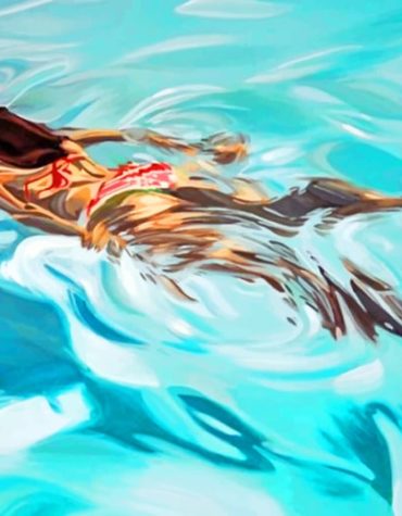 Summer Swimming Woman Paint By Numbers