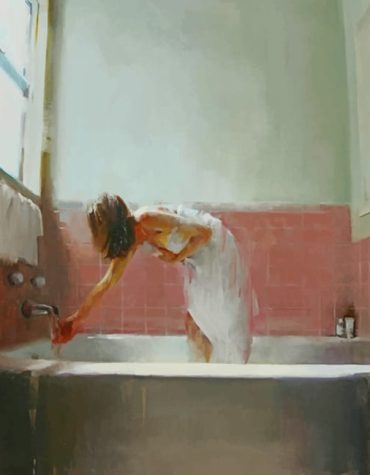 Vintage Bath Time Paint By Numbers