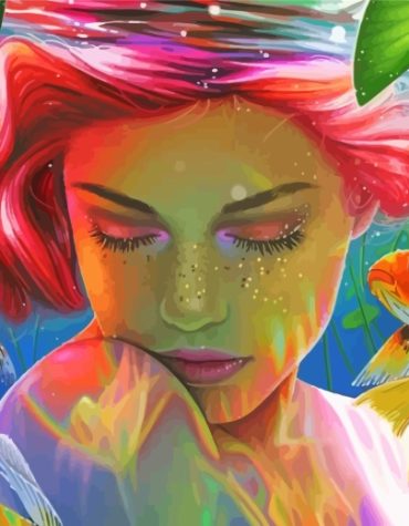 Underwater Ladies Artistry Paint By Numbers