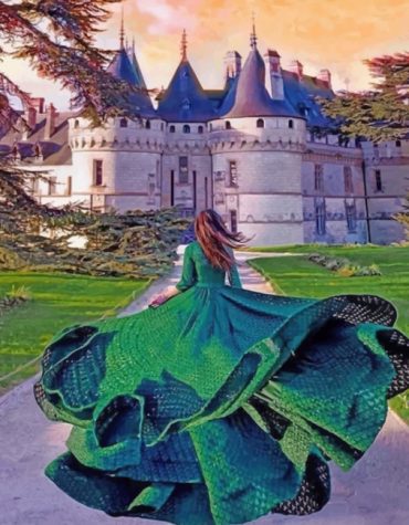 Chaumont Castle Woman Paint By Numbers