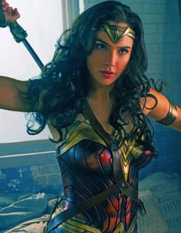 Wonder Woman Adventure Paint By Numbers