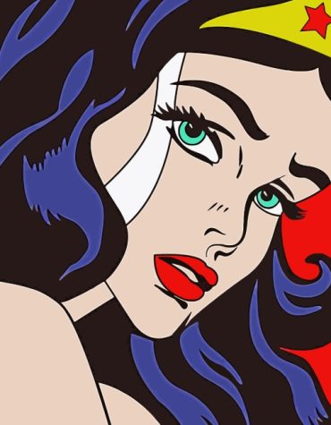Wonder Woman Pop Art Masterpieces Paint By Numbers