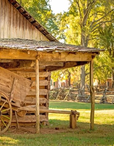 Beautiful Wooden Barn Paint By Numbers