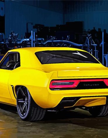 Classic 69 Camaro Engines Paint By Numbers