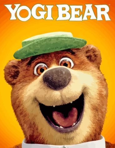 Yogi Bear Cartoon Paint By Numbers