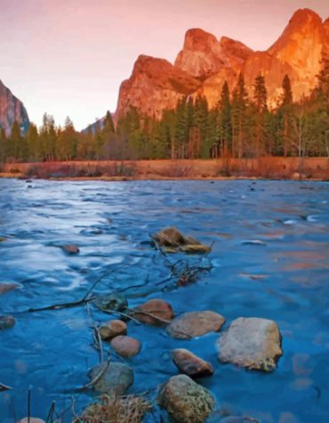 Explore Yosemite Landscapes Paint By Numbers