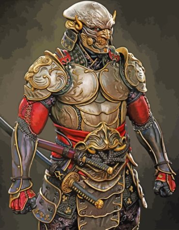Yoshimitsu Samurai Warriors Paint By Numbers