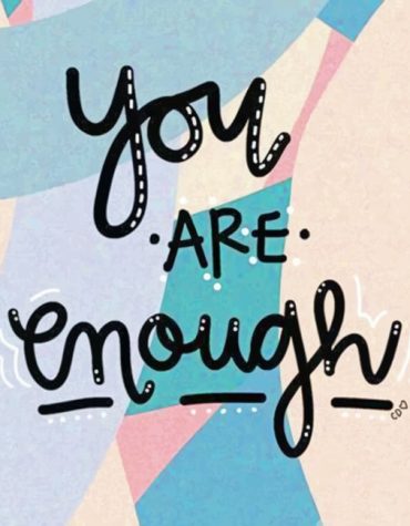 You Are Enough Calligraphy Paint By Numbers