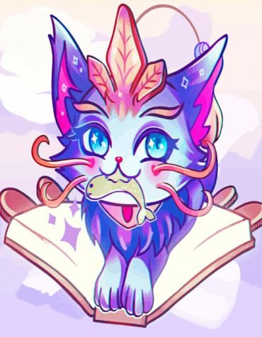 Yuumi League Gaming Paint By Numbers