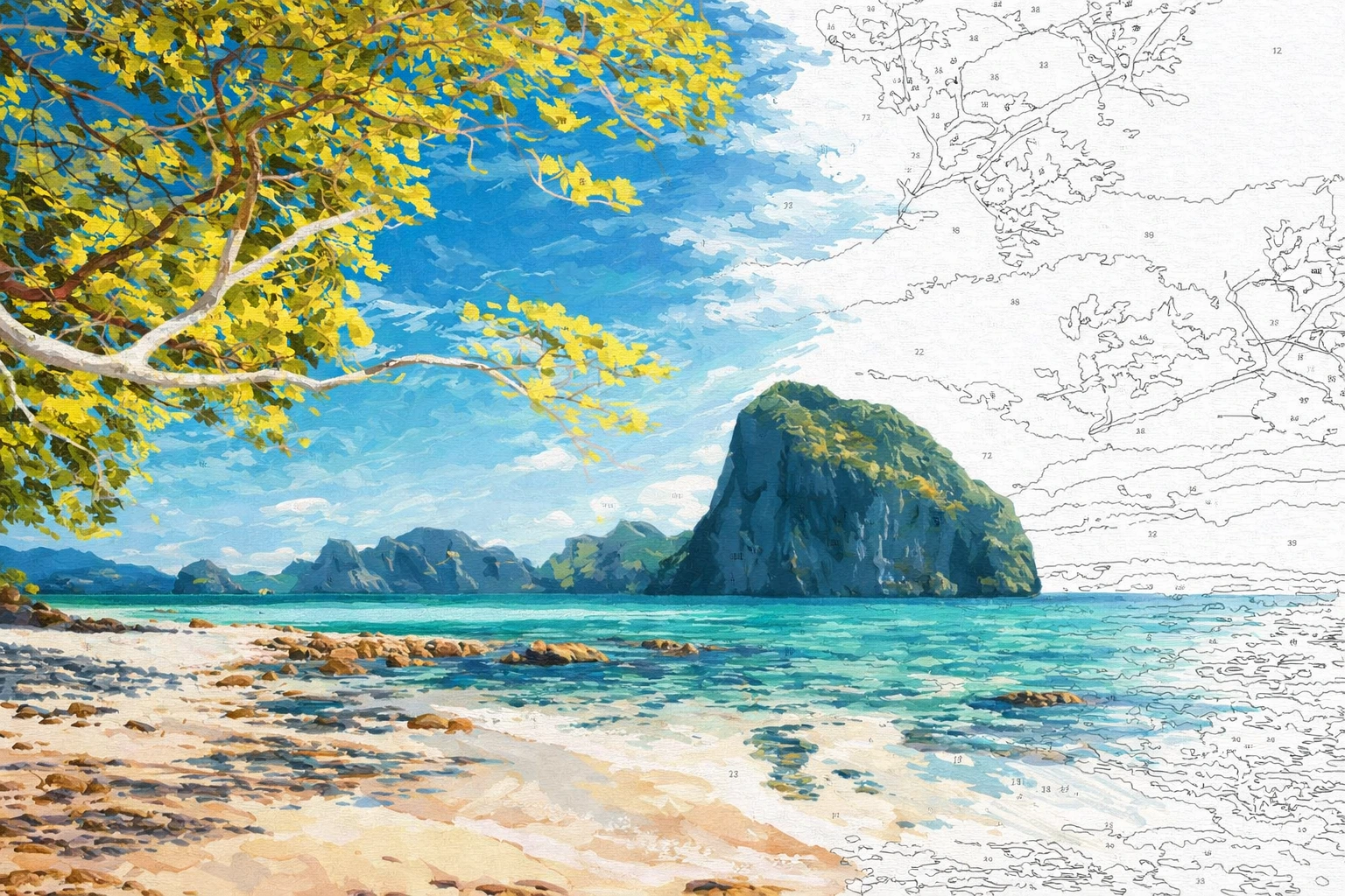 Paint by numbers starter guide